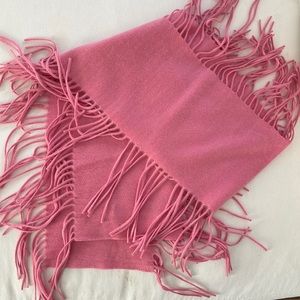 Saks Fifth Avenue Cashmere Pink Scarf